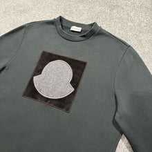 Load image into Gallery viewer, Moncler Logo Sweatshirt Green Size Large

