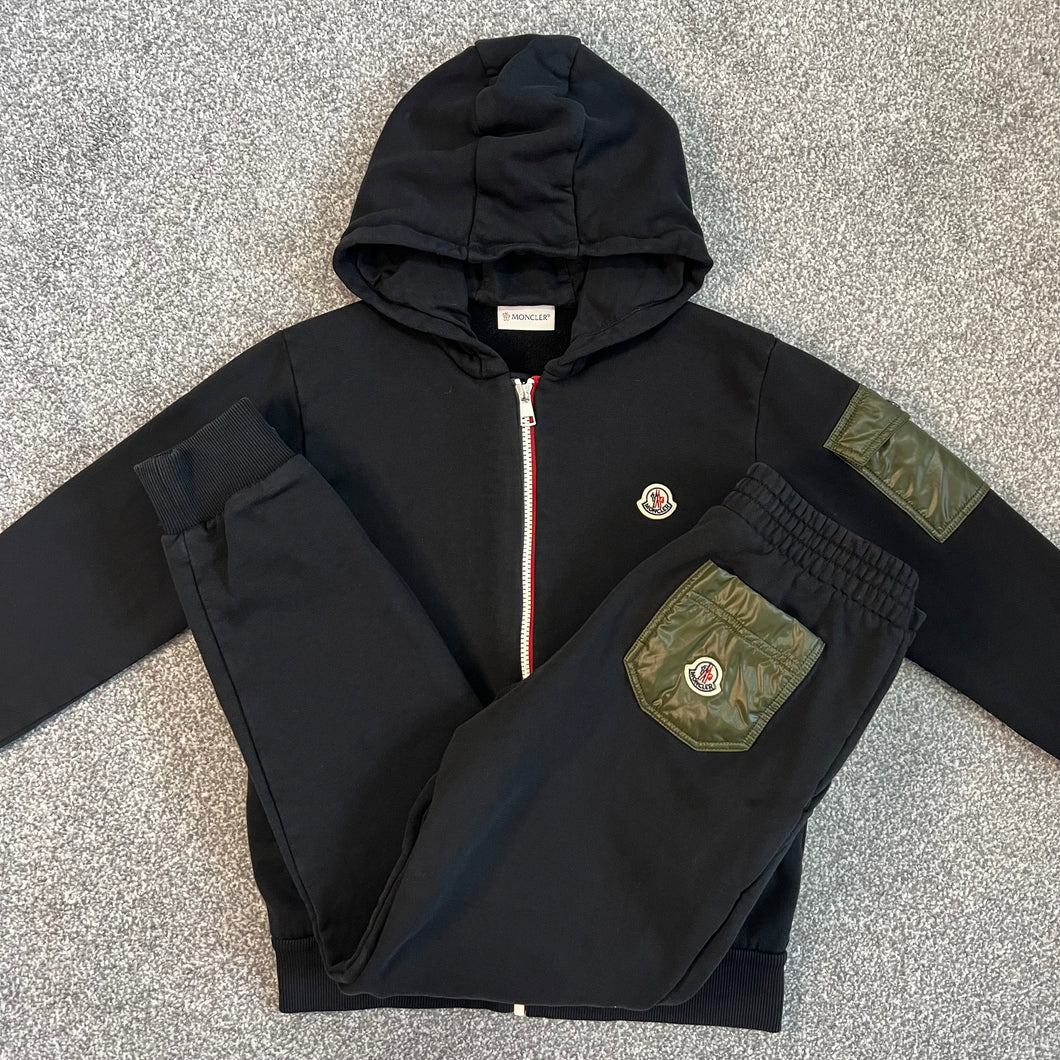 Moncler Tracksuit Black Age 12