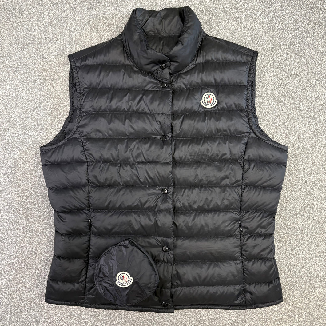 Women’s Moncler Liane Gilet Black Size 4