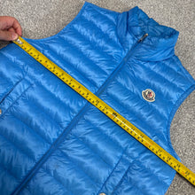 Load image into Gallery viewer, Moncler Blavet Gilet Light Blue Age 14
