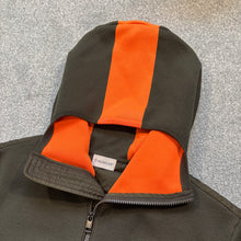 Load image into Gallery viewer, Moncler Tricot Cardigan Khaki &amp; Orange Size Medium
