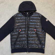 Load image into Gallery viewer, Moncler Padded Cardigan Navy Size XXL
