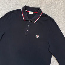Load image into Gallery viewer, Moncler Polo Long Sleeve Navy Size XL
