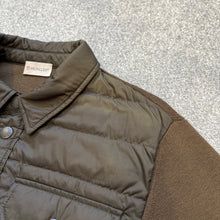 Load image into Gallery viewer, Moncler Tricot Overshirt Khaki Size Medium
