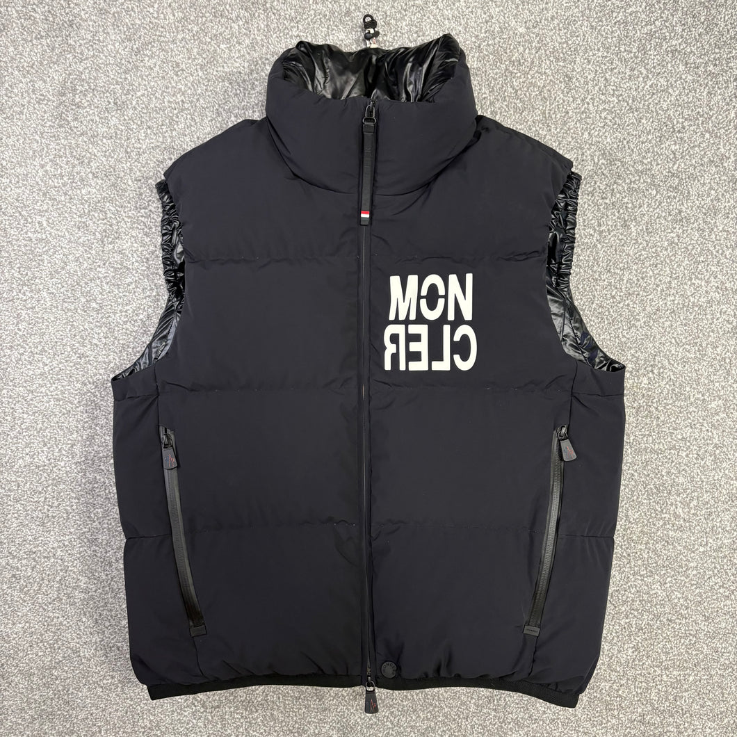 Moncler Grenoble Nantaux Gilet Black Size 3