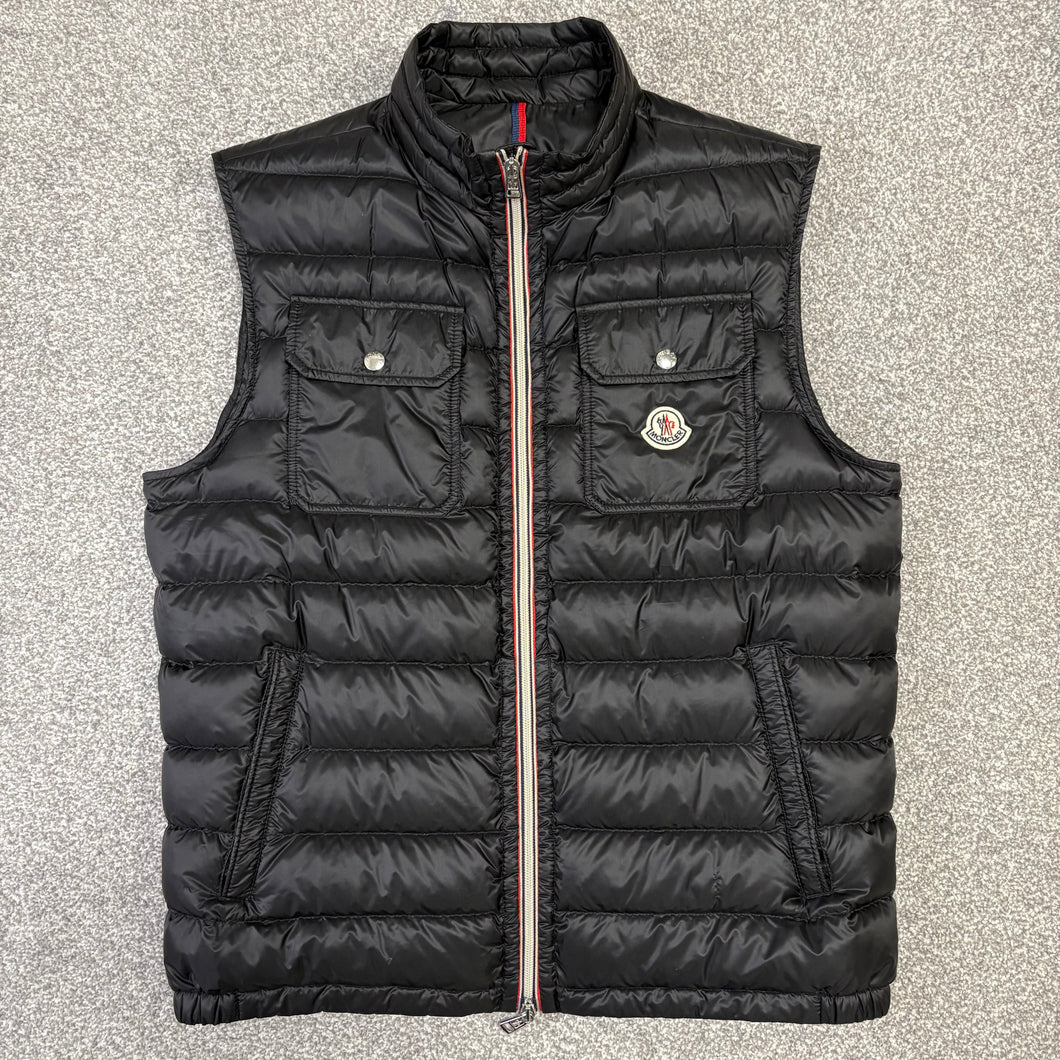 Moncler Achille Gilet Black Size 3