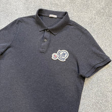 Load image into Gallery viewer, Moncler Polo Dark Grey Size Medium
