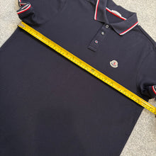 Load image into Gallery viewer, Moncler Polo Navy Size Medium
