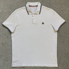 Load image into Gallery viewer, Moncler Polo White Size Medium
