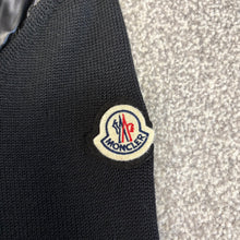Load image into Gallery viewer, Moncler Quilted Tricot Cardigan Black Size XL
