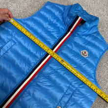 Load image into Gallery viewer, Moncler Blavet Gilet Light Blue Age 14
