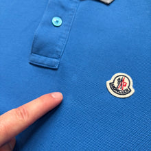Load image into Gallery viewer, Moncler Polo Long Sleeve Blue Size Small
