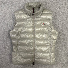 Load image into Gallery viewer, Women’s Moncler Ghany Gilet Grey Size 0

