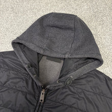 Load image into Gallery viewer, Prada Zip-Up Padded Hoodie Dark Grey Size XXXL
