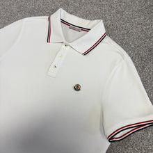 Load image into Gallery viewer, Moncler Polo White Size Medium
