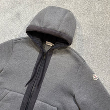 Load image into Gallery viewer, Moncler Fleece Lined Zip-Up Grey Size Large
