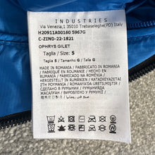 Load image into Gallery viewer, Moncler Ophrys Gilet Blue Size 5
