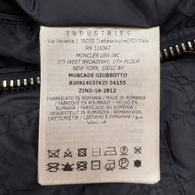 Load image into Gallery viewer, Moncler Muscade Bomber Jacket Navy Size 3

