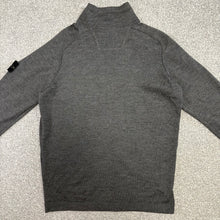 Load image into Gallery viewer, Stone Island Wool Zip-Up Grey Size Large
