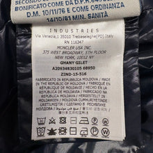 Load image into Gallery viewer, Women’s Moncler Ghany Gilet Navy Size 3
