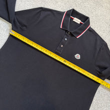 Load image into Gallery viewer, Moncler Polo Black Size Medium

