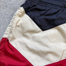 Load image into Gallery viewer, Moncler Swimshorts Navy White &amp; Red Size Medium

