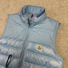 Load image into Gallery viewer, Moncler Cerces Gilet Baby Blue Size 2
