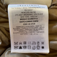 Load image into Gallery viewer, Moncler Brique Yellow Size 1
