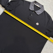 Load image into Gallery viewer, Moncler Polo Long Sleeve Black Size Large
