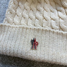 Load image into Gallery viewer, Women’s Moncler Grenoble Pom-Pom Beanie Cream SzUNI
