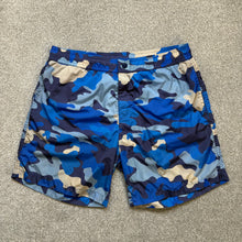 Load image into Gallery viewer, Moncler Swimshorts Camo Blue Size Medium

