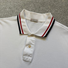 Load image into Gallery viewer, Moncler Polo White Size Large
