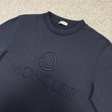 Load image into Gallery viewer, Moncler Embroidered Sweater Navy Size Large
