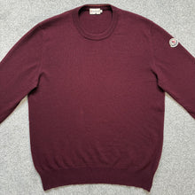 Load image into Gallery viewer, Moncler Sweatshirt Burgundy Size Large
