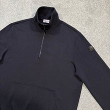Load image into Gallery viewer, Moncler Half Zip Sweatshirt Navy Size Large
