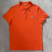 Load image into Gallery viewer, Moncler Polo Orange Size Medium
