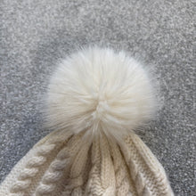Load image into Gallery viewer, Women’s Moncler Wool &amp; Cashmere Pom-Pom Beanie White SzUNI
