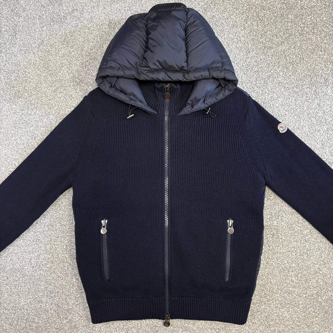 Moncler Tricot Cardigan Navy Size Large