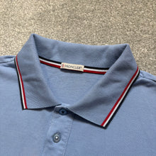 Load image into Gallery viewer, Moncler Polo Light Blue Size Large
