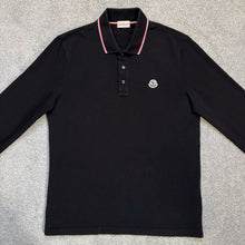 Load image into Gallery viewer, Moncler Polo Black Size Medium
