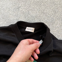 Load image into Gallery viewer, Moncler Logo Sweatshirt Black Size Medium
