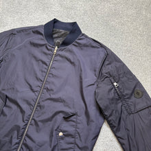 Load image into Gallery viewer, Moncler Broudig Reversible Bomber Jacket Navy Size 3
