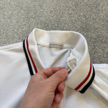 Load image into Gallery viewer, Moncler Polo White Size Large
