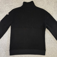 Load image into Gallery viewer, Moncler Half Zip Pullover Black Size XL
