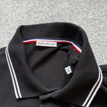 Load image into Gallery viewer, Moncler Polo Black Size Medium
