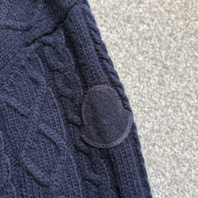 Load image into Gallery viewer, Moncler Tricot Half Zip Navy Size Large
