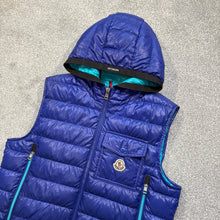 Load image into Gallery viewer, Moncler Ragot Gilet Blue Size 3
