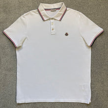 Load image into Gallery viewer, Moncler Polo White Size Large
