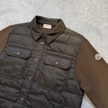 Load image into Gallery viewer, Moncler Tricot Overshirt Khaki Size Medium
