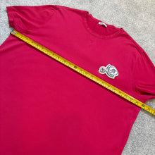Load image into Gallery viewer, Moncler Double Logo T-Shirt Dark Pink Size XXL
